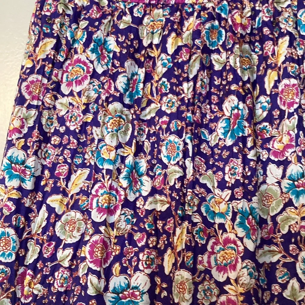 Anthropologie| Maeve |Fall Daleka Purple Silk Dress | Sz Medium NWT - Picture 7 of 11